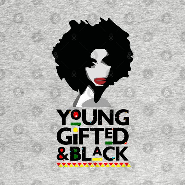 Young, Gifted, and Black Queen by Juba Art